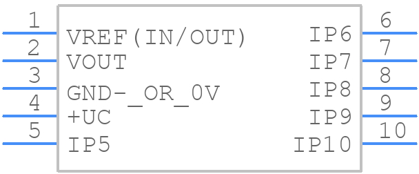 HLSR 20-P/SP33 - LEM - PCB symbol