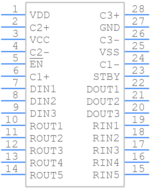 SN75LV4737ADBR - Texas Instruments - PCB symbol