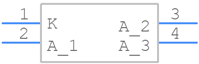 LA E65F-CBEA-24-3A4B-Z - ams OSRAM - PCB symbol