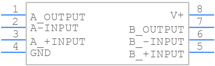 NJM12903D - Nisshinbo - PCB symbol