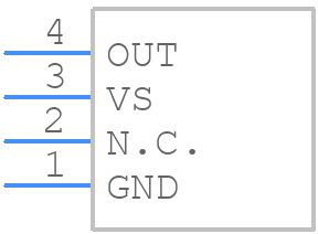TSOP6238TT - Vishay - PCB symbol