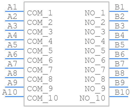 BPA10B - C & K COMPONENTS - PCB symbol