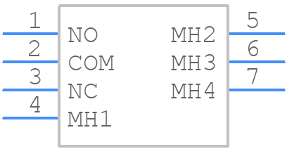 D22012B - NKK Switches - PCB symbol