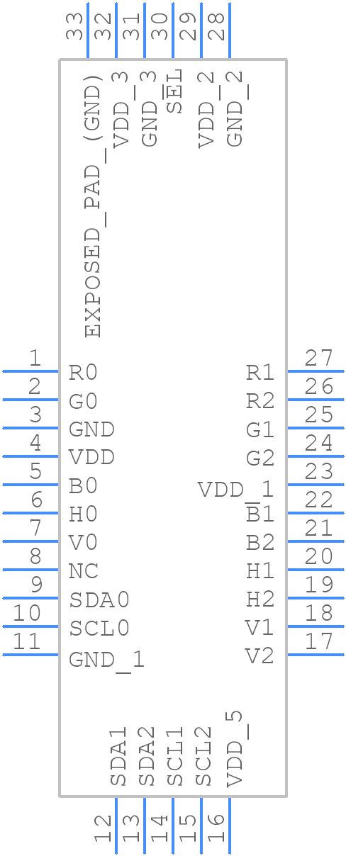 TS3V713ELRTGR - Texas Instruments - PCB symbol