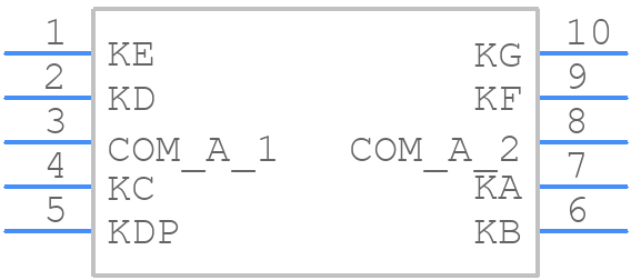 SA05-11EWA - Kingbright - PCB symbol