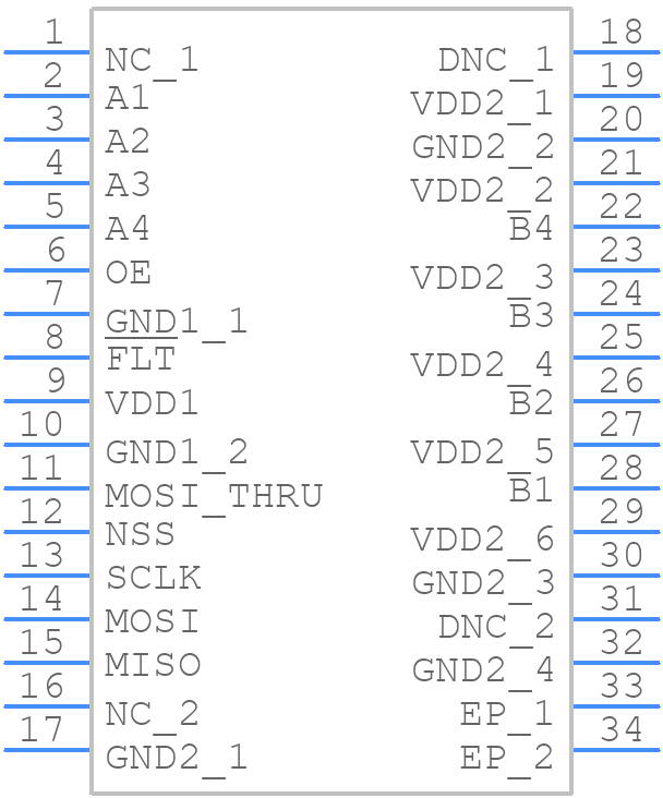 Si83408AFA-IFR - Silicon Labs - PCB symbol