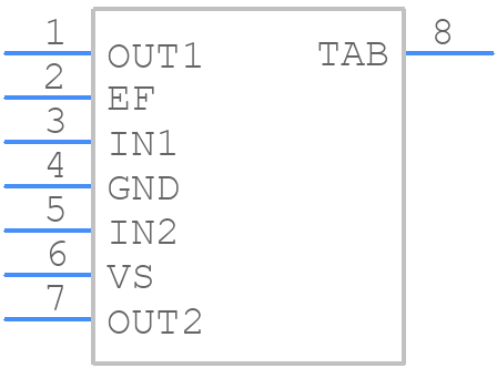 TLE5205-2G - Infineon - PCB symbol