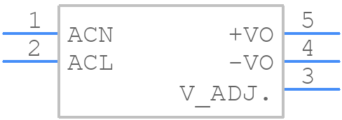ECL05US12-P - XP POWER - PCB symbol