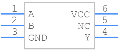 SN74LVC1G32DSF2 - Texas Instruments - PCB symbol