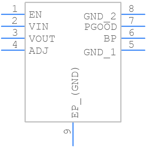 XRP6272IDBTR-F - EXAR - PCB symbol