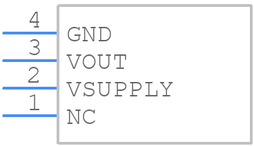SSCSNBN060PAAA5 - Honeywell - PCB symbol