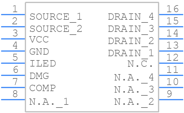 HVLED805TR - STMicroelectronics - PCB symbol
