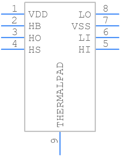 LM25101ASD-1/NOPB - Texas Instruments - PCB symbol