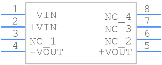 R1S-1512 - RECOM Power - PCB symbol