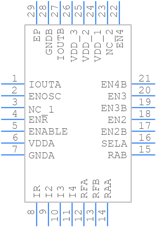 LMH6526SP/NOPB - Texas Instruments - PCB symbol