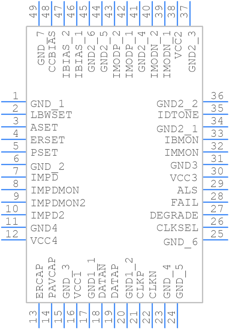 ADN2841ACPZ-48 - Analog Devices - PCB symbol