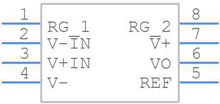 INA111APG4 - Texas Instruments - PCB symbol