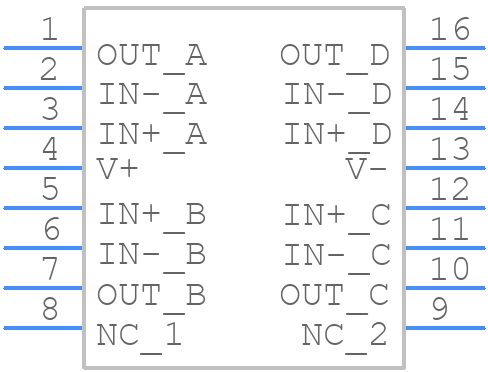 LT6002IGN#PBF - Analog Devices - PCB symbol