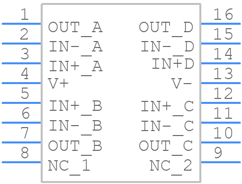 LT6002CGN#PBF - Analog Devices - PCB symbol
