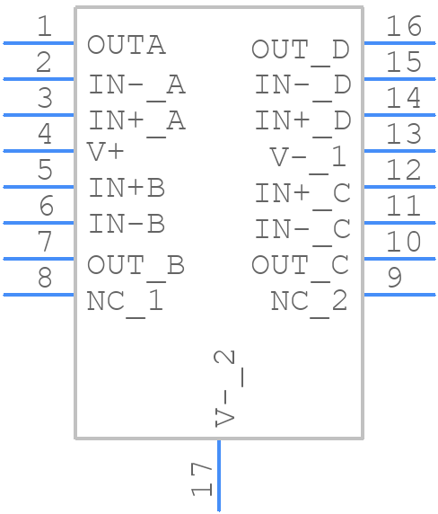 LT6002CDHC#PBF - Analog Devices - PCB symbol