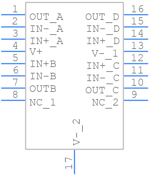 LT6002CDHC#TRPBF - Analog Devices - PCB symbol