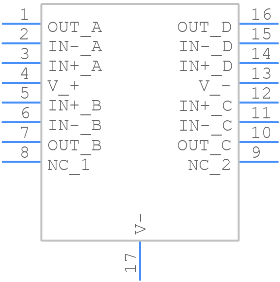 LT6002IDHC#PBF - Analog Devices - PCB symbol