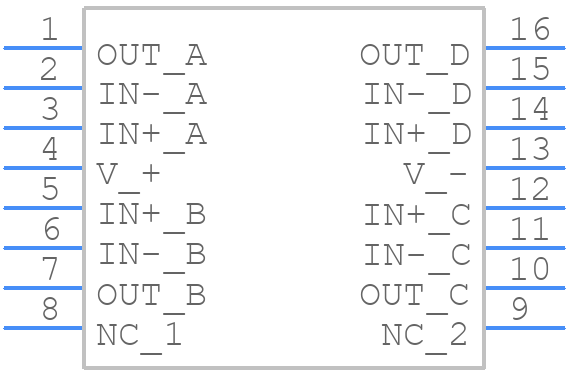 LT6002IGN#TRPBF - Analog Devices - PCB symbol