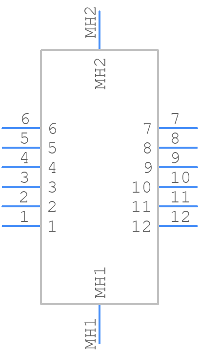 DT15-12PA - TE Connectivity - PCB symbol