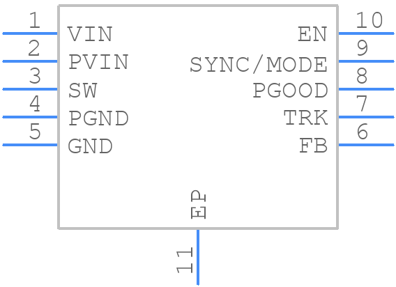 ADP2119ACPZ-R7 - Analog Devices - PCB symbol
