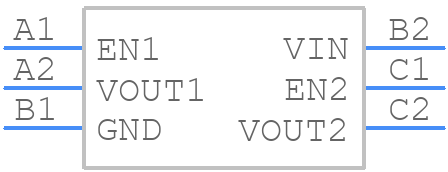 ADP220ACBZ-2525R7 - Analog Devices - PCB symbol