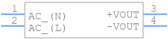 TMF 10115 - Traco Power - PCB symbol