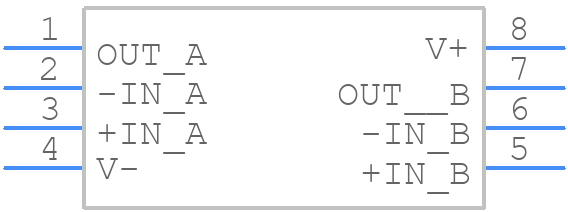 LT1495IS8#TR - Analog Devices - PCB symbol