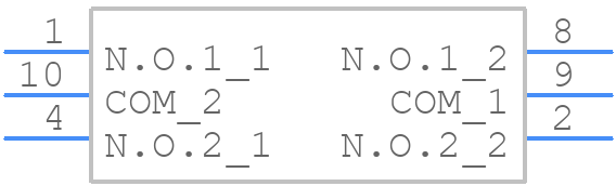 A6RS-102RF-P - OMRON Electronics - PCB symbol