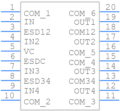 CLT3-4BT6-TR - STMicroelectronics - PCB symbol