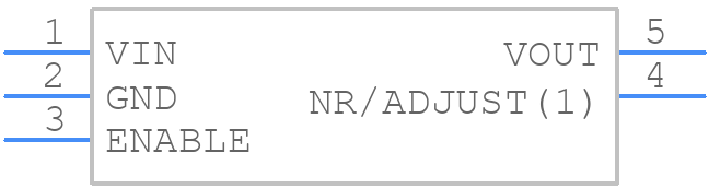 REG101NA-A/250 - Texas Instruments - PCB symbol
