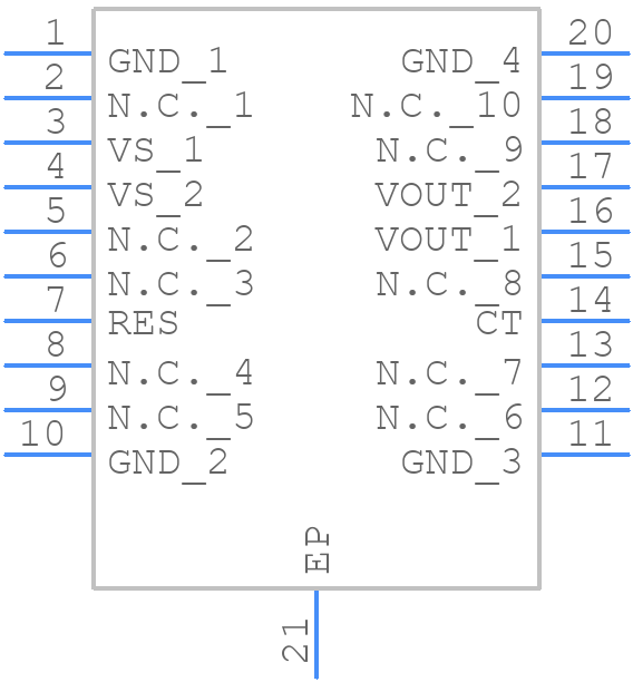 L4925 - STMicroelectronics - PCB symbol