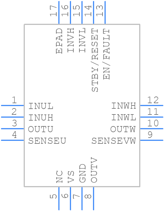 STSPIN230 - STMicroelectronics - PCB symbol