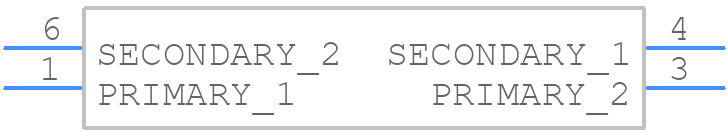 TY-311P - Triad Magnetics - PCB symbol
