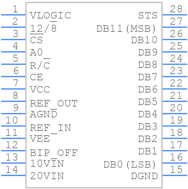 AD1674BD - Analog Devices - PCB symbol