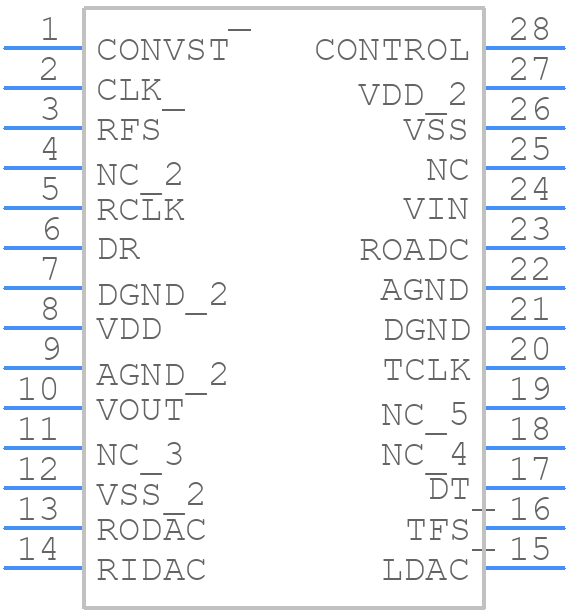 AD7869JRZ - Analog Devices - PCB symbol