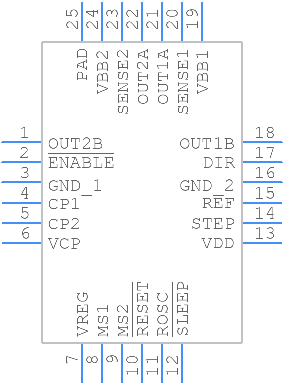 A4985SESTR-T - Allegro Microsystems - PCB symbol