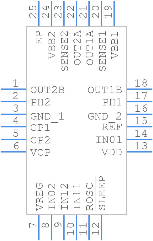 A4987SESTR-T - Allegro Microsystems - PCB symbol