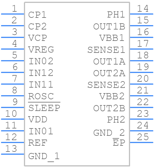 A4987SLPTR-T - Allegro Microsystems - PCB symbol