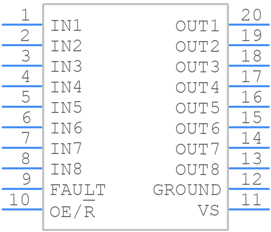 UDN2987A-6-T - Allegro Microsystems - PCB symbol