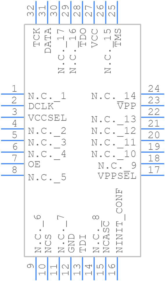EPC2TI32N - Intel - PCB symbol