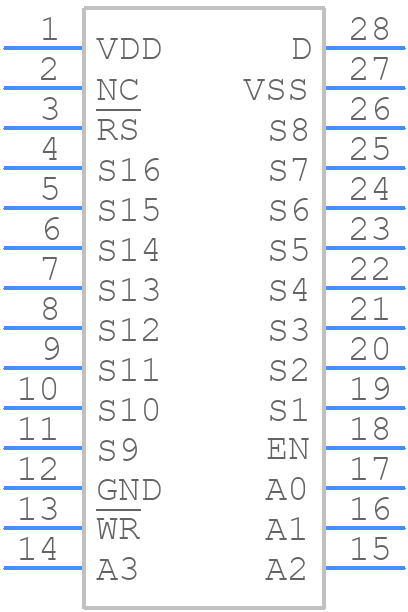 ADG426BRS - Analog Devices - PCB symbol