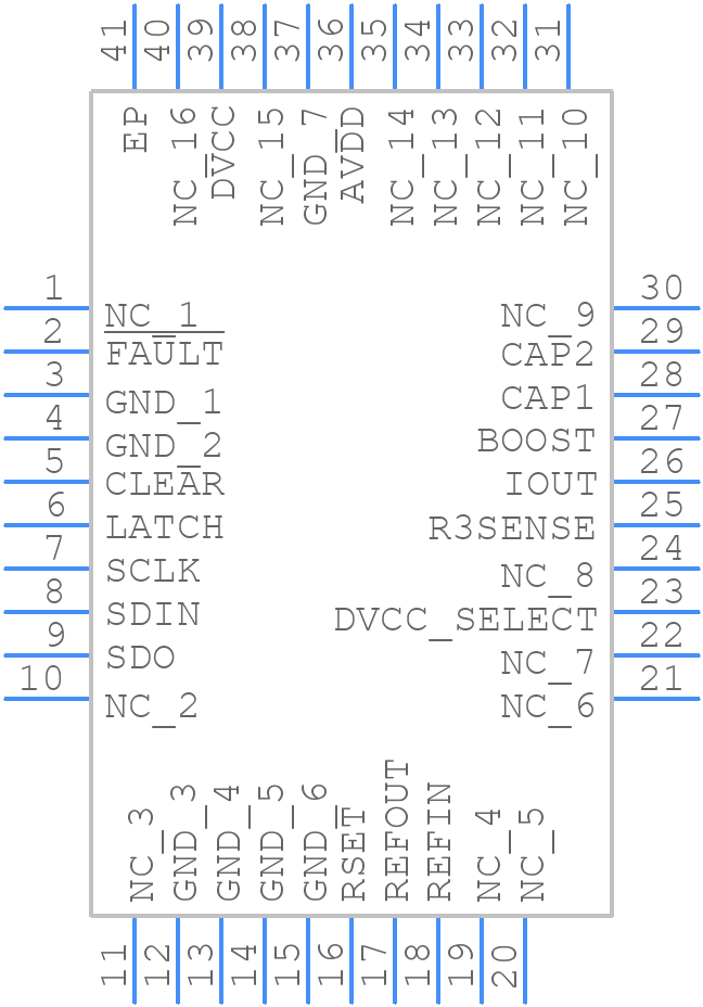 AD5410ACPZ-REEL - Analog Devices - PCB symbol