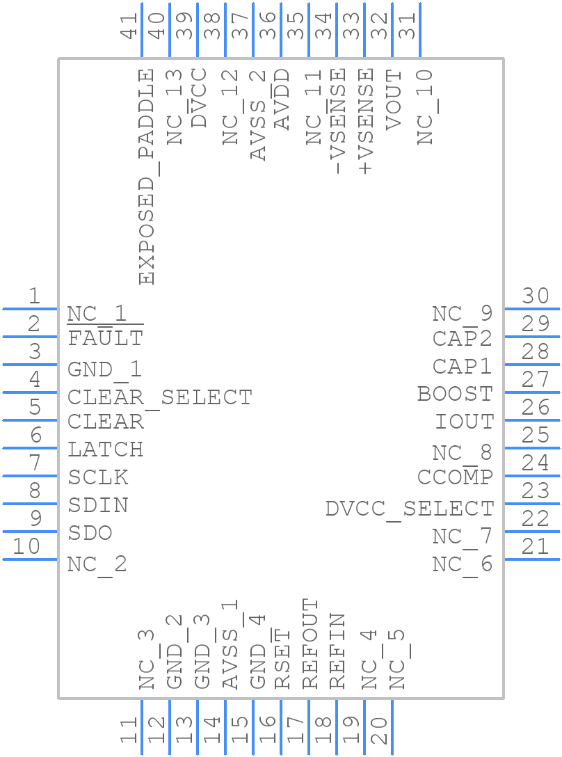 AD5412ACPZ-REEL - Analog Devices - PCB symbol
