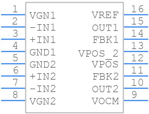 AD605BRZ-RL - Analog Devices - PCB symbol