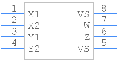 AD633ANZ - Analog Devices - PCB symbol
